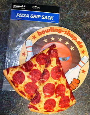 Brunswick Grip Sack in Pizza Stück Bowlingzubehör XL mehr Kontrolle Grip Zubehör