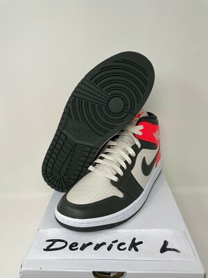 Women's Nike Air Jordan 1 Mid ''Orewood / Newsprint'' | DQ6078-100 | Size 10.5 11w