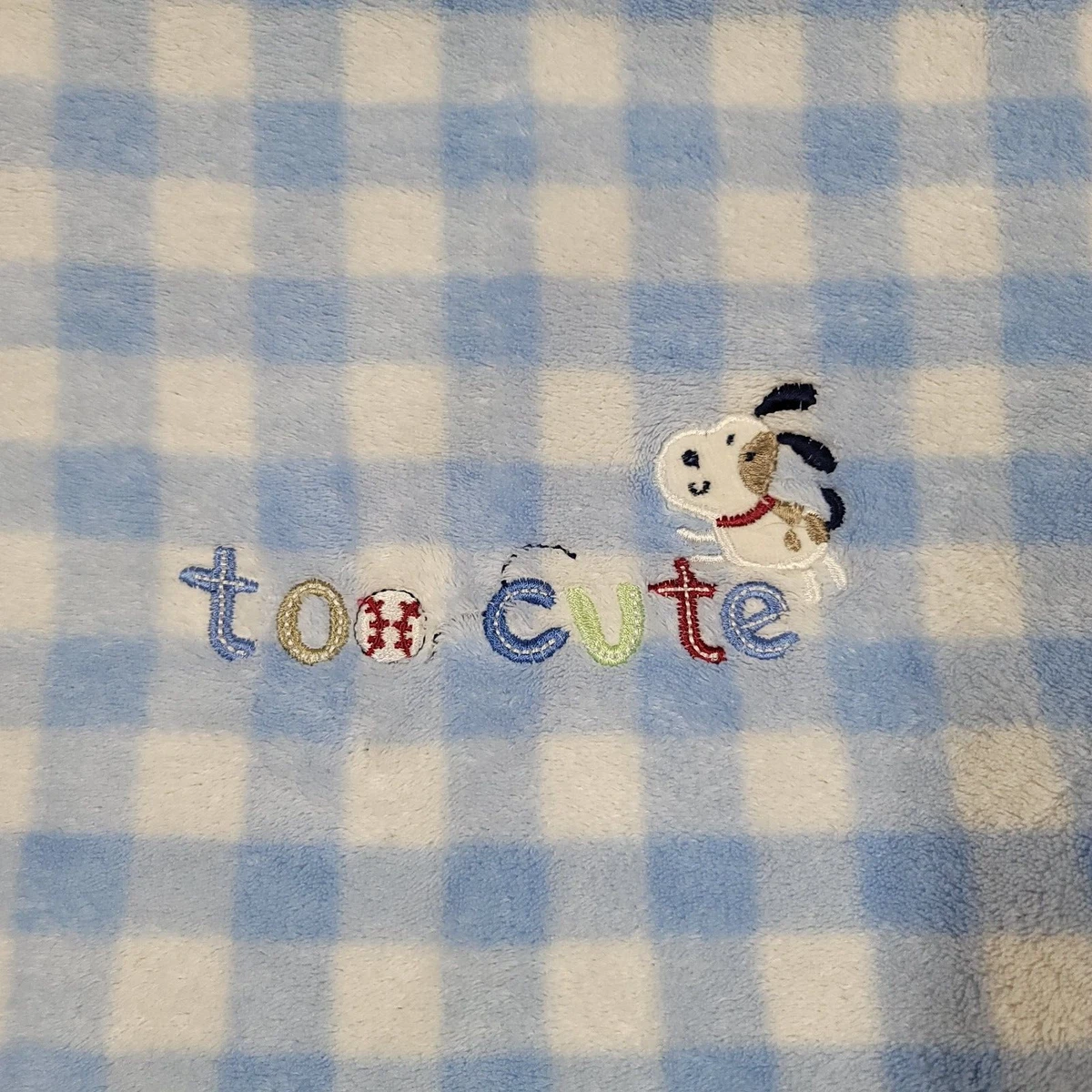 Sweet gingham baby blanket new arrivals