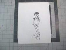 vtg 1990s rap hip hop -  Original art Joe Buck comic art character concept v3