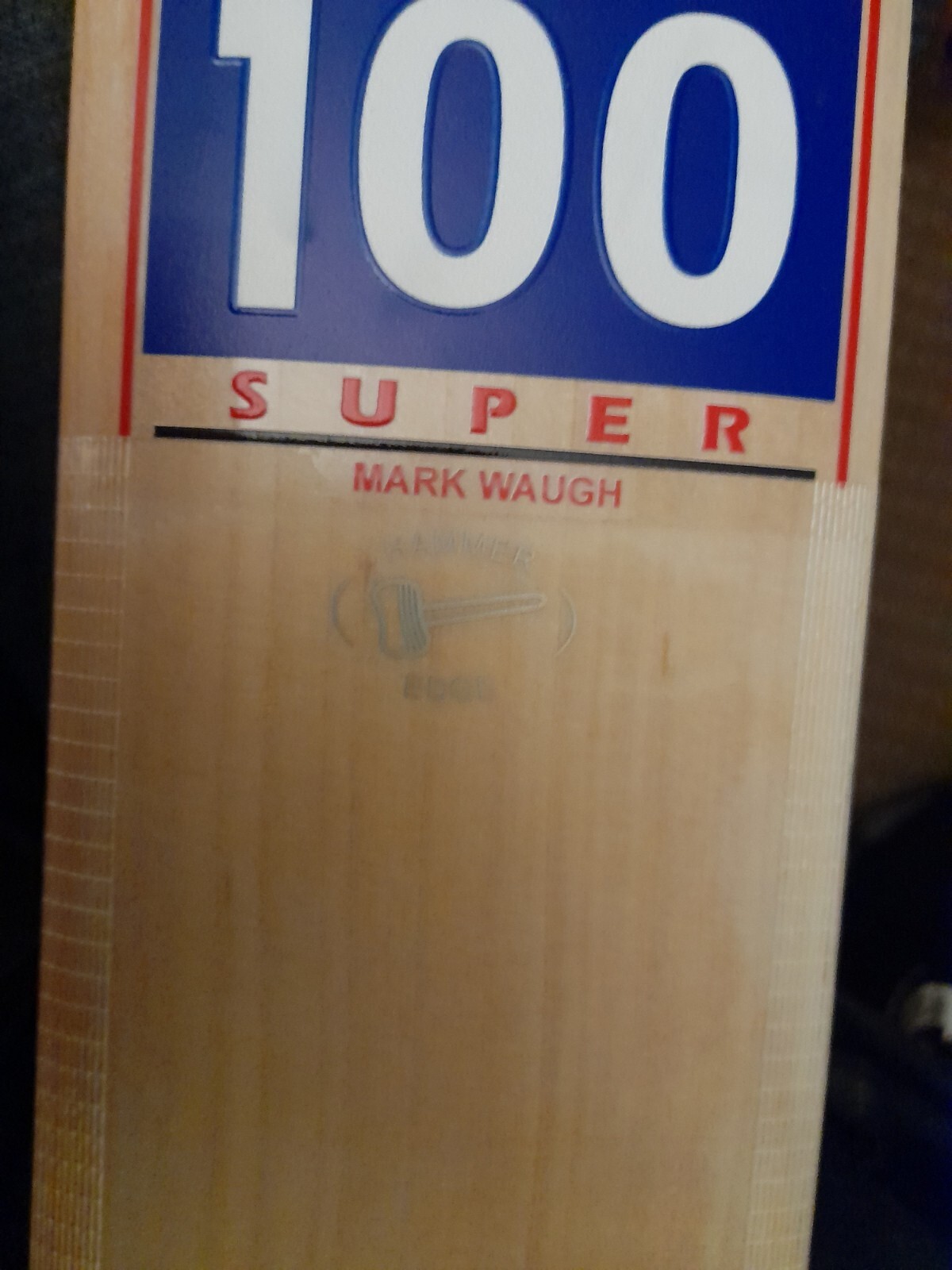 Slazenger V100 Super Mens Cricket Bat Stickers On A Grade 1 English
