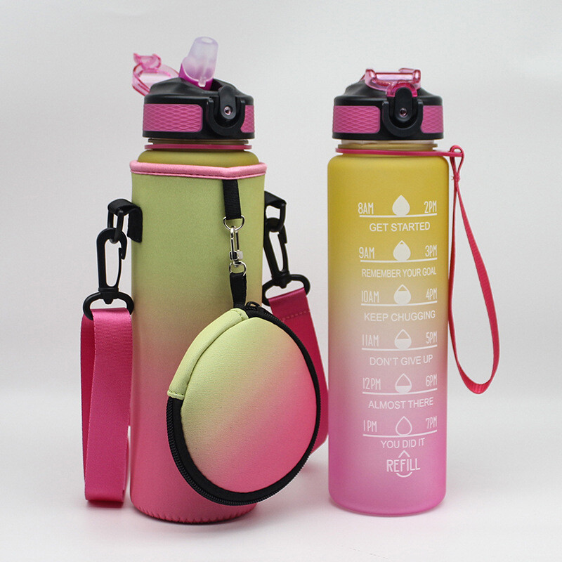 1000ML Water Bottle Insulated Cover Bag Holder Travel Uesful Case