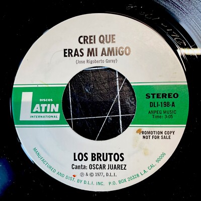 LOS BRUTOS / EL CARAMELO / Ep Vinyl Récord Single 45 Rpm 