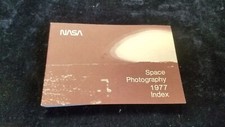 Vintage 1977 NASA Space Photograph Index Book 198 Pages