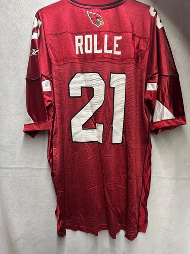 Maglietta Antrel Rolle #21 Arizona Cardinals NFL Reebok 2XL rossa - Foto 6 di 7