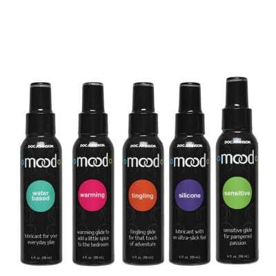Doc Johnson Mood Glide Pleasure Lube Personal Lubricant 4 oz - Choose Style