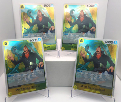 Mont Blanc Noland Playset - OP08-109 x4 - Two Legends - One Piece - English