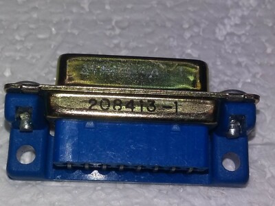 208413-1, D Sub Female Right Angle Connector 15 pin   (Location E14)