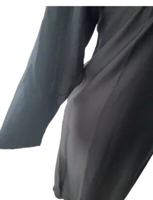 Ladies A-Line Regular Plain Pocket Nida Abaya/Jilbab/Maxi Green In 52-60 | UK - Foto 11