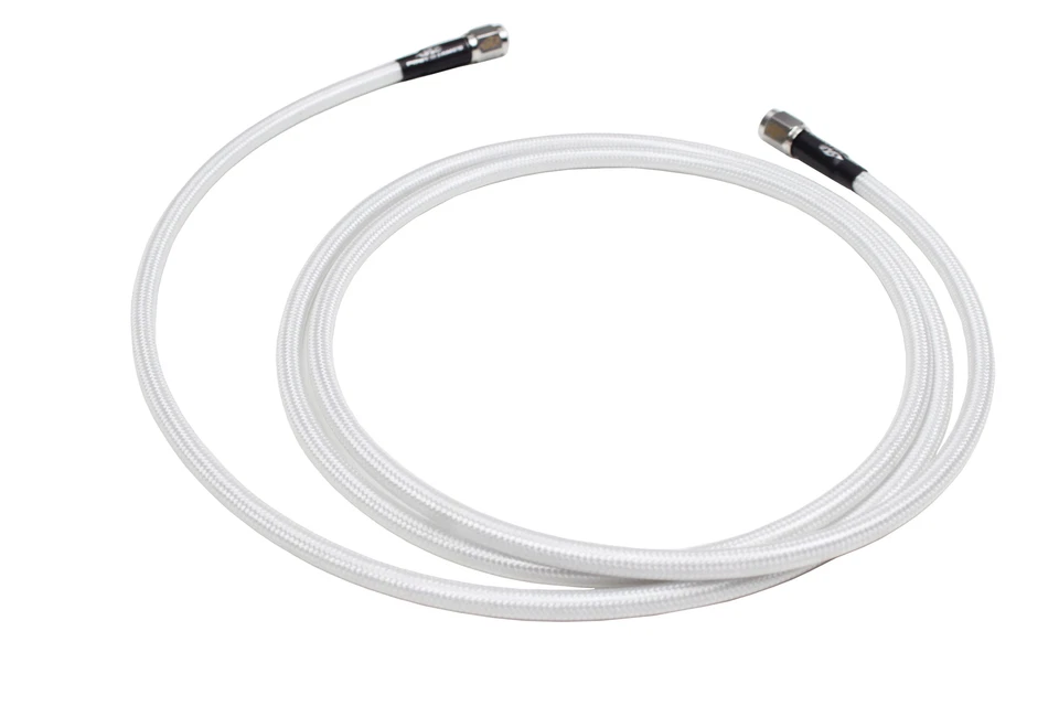 Передняя серебристая жемчужная тормозная магистраль 55 см 21,7 дюйма для Harley Softail Breakout FXLR FXLRS - Изображение 2 из 4