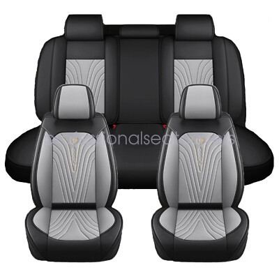 Front & Rear Seat Cover set Waterproof 5-Seats Fits Peugeot Partner Manager