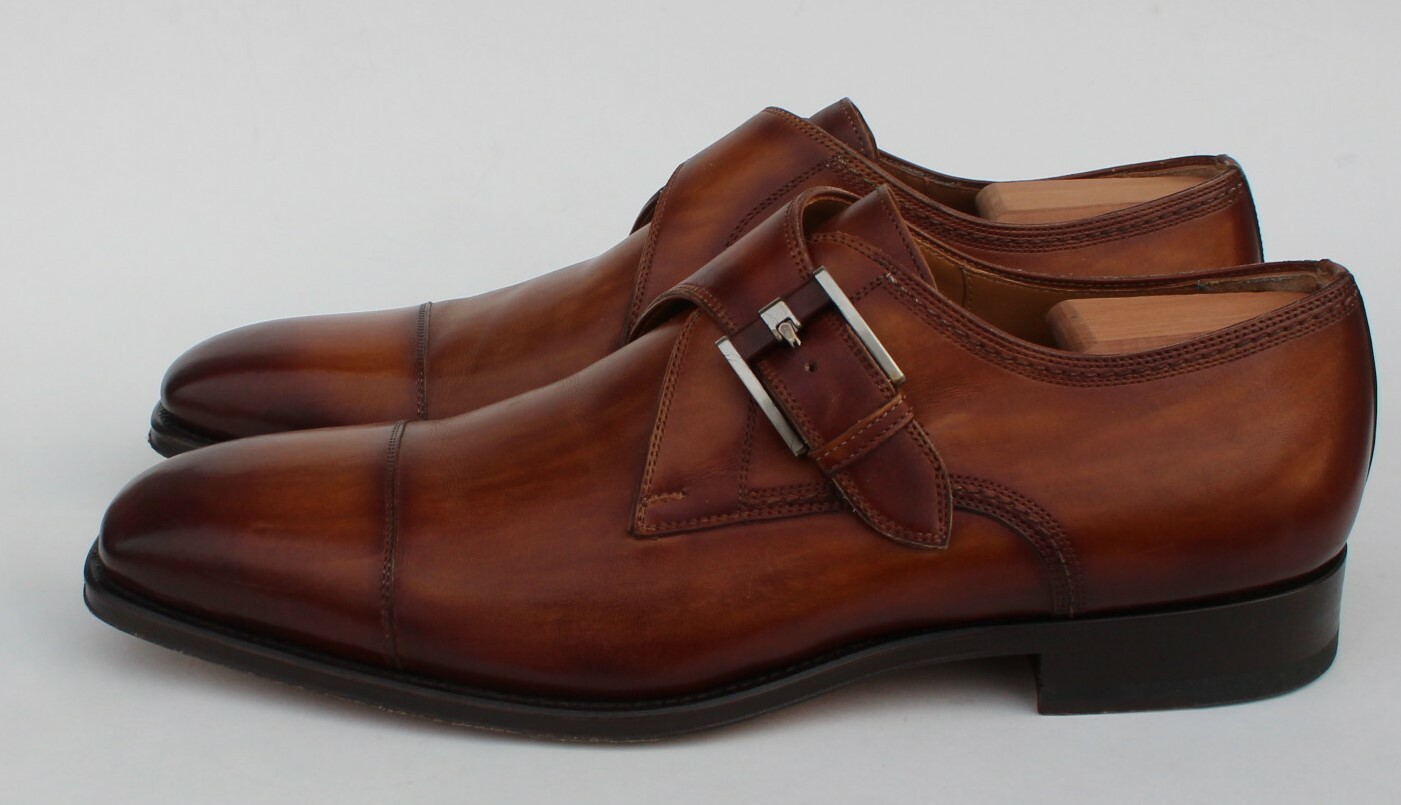 Magnanni 'Lennon' Monk Strap Cap Toe 