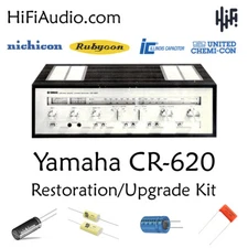 Yamaha CR-620 rebuild restoration recap service kit fix repair filter capacitor