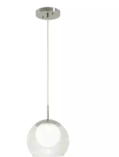 Home Decorators Collection 40-Watt Equivalence Chrome Integrated LED Mini
