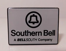 One - Slightly Used SOUTHERN BELL Payphone SIGN in Good Condition