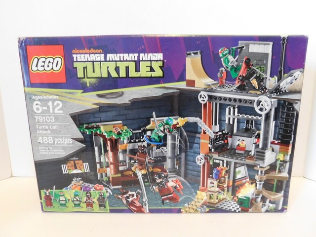 LEGO Teenage Mutant Ninja Turtles Turtle Lair Attack (79103) for sale online | eBay