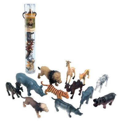 Wenno Wild Animals Tube   Augmented Reality Safari Animal Toy Set