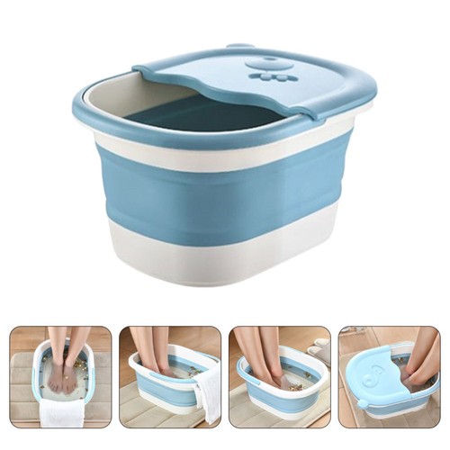 1Pc Foot Soak Bucket Creative Foot Tub Outdoor Travel Folding Bath Basin