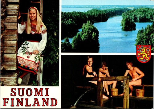 6x4" Postcard Finland (Suomi) - Greetings from Finland - Multiview