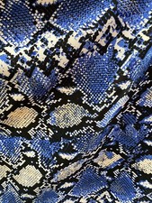 New Exotic Snake Design Print On Poly Techno Spandex 2-way Stretch 58/60 .