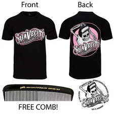 Men's Suavecito OG Black & Pink Tee Shirt (S, M, L, XL, 2XL, 3XL, 4XL, 5XL)