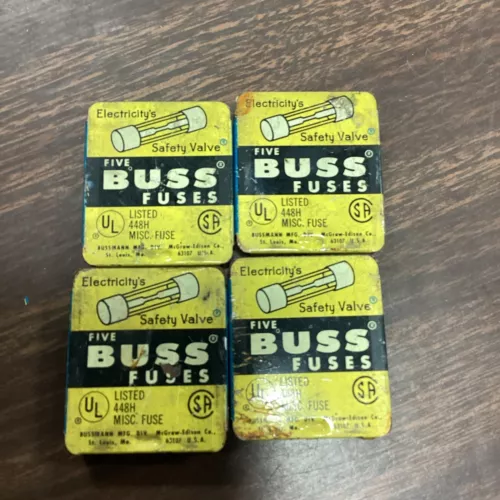 LOT OF 17 BUSS AGC-1-1/4, AGC 1 1/4 Fuses