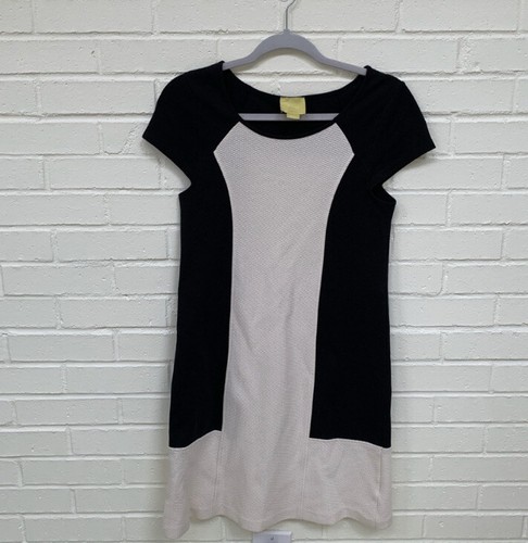 Anthropologie Maeve Sz S Corby Colorblock Short Sleeve Shift Sheath Dress
