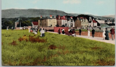 New Gogo Bridge Alexandra Esplanade Largs Scotland Ayrshire UK Postcard D96