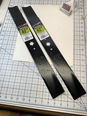 Maxpower 561556B 2 Blade Set for 42'' Cut MTD Cub Cadet Troy-Bilt  USA Made