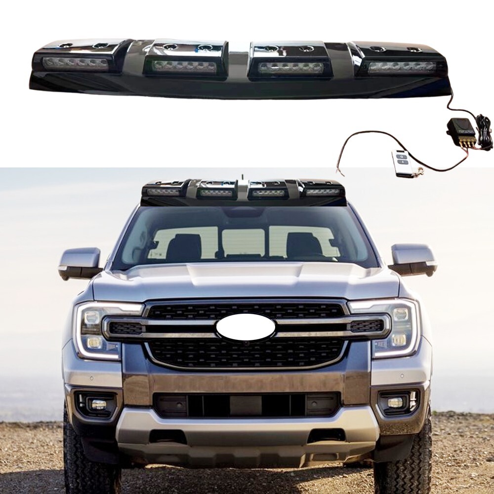 Gloss Black Roof Top Light Lamp Bar LED DRL For Ranger T9 P703 2023 ...