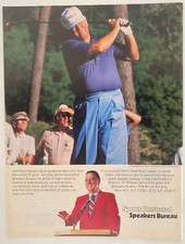 Billy Casper Golf Sports Illustrated Speakers Bureau Vintage 1985 Print Ad