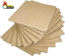 3108 Pk12 4-Inch Cardboard Squares Foot Talon Bird Toy Parrot Parts Card Craft L
