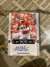 2022 Leaf Draft - Autographs #BA-MG1 Mario Goodrich Clemson Tigers (AU, RC)