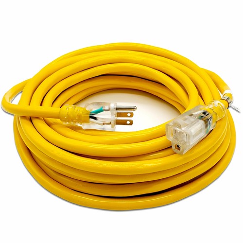 12 Gauge Heavy Duty Lighted Extension Cords SJTW Indoor / Outdoor 15-Amp Cord - Picture 19 of 22