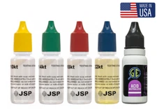 10K 14K 18K 22K Gold Jewelry Test Solutions Acid Coin Bullion Bar Tester Kit