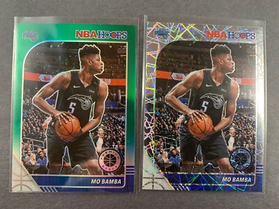 Mo Bamba 2019-2020 Panini NBA Premium Stock Lazer and Green Parallel Lot