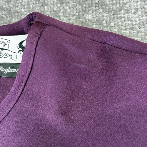 Hell Bunny Vixen Cap Short Sleeve Dress Womens Size M Knee Length Midi - Picture 10 of 13