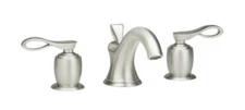 Phylrich K104/015 Amphora 3-Hole Widespread Bathroom Faucet Ribbon Lever Handles