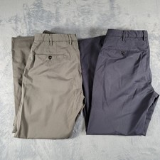 2x Slowear Incotex Royal Batavia Regular Fit Pants Men's 52 36x36 Lot of 2