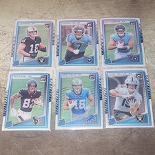 2025 Donruss Optic NFL Reciever Card Lot! (6) Bech, Dike, Ayomanor, Noel, Teslaa