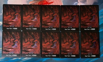 10x Roger Special DON !! TS01 OP10 One Piece Card Game TCG Englisch NM/Packfrisch