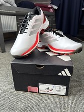 Adidas Golf Shoe - ADIZERO ZG - Uk 10 - White/Red