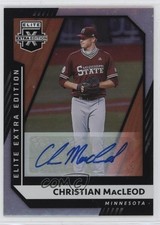 2021 Panini Elite Extra Edition Signatures Christian Macleod #159 Auto 10k8