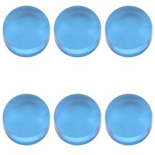 6pcs/Lot 14mm Acrylic Glossy Pool Cue Tips for Jump and Break Billiard Cue7873