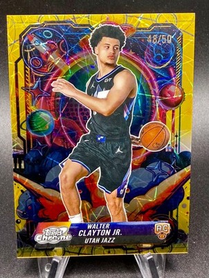 Topps Cosmic Chrome NBA 2025/26 Walter Clayton Propulsion Gold Interstellar /50