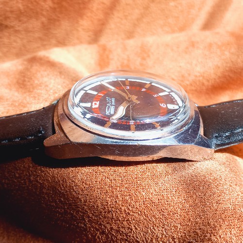 Soviet Watch Poljot Alarm Signal Vintage Men's Wristwatch 18 Jewels Serviced - Picture 9 of 12