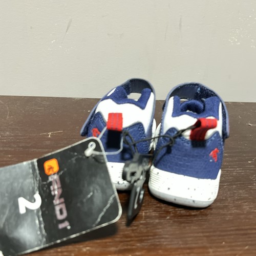 AND1 Baby Sneaker Jungen Blindside 2.0 Basketballschuhe Mesh Obermaterial Größe 2 - Bild 3 von 7