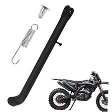 Dirt Bike Stand with Spring,Motorcycle Side Kickstand,11.8inch Mini Bike Black