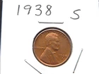 1938 (S) Lincoln Penny
