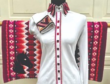 Western Showmanship Horsemanship Pleasure Show Shirt Show pad  - Customizable